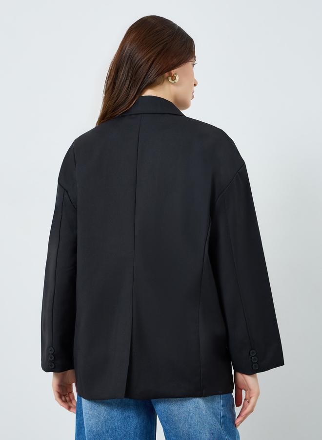 ستايلي بليزر كاجوال بأزرار أمامية - Image 3